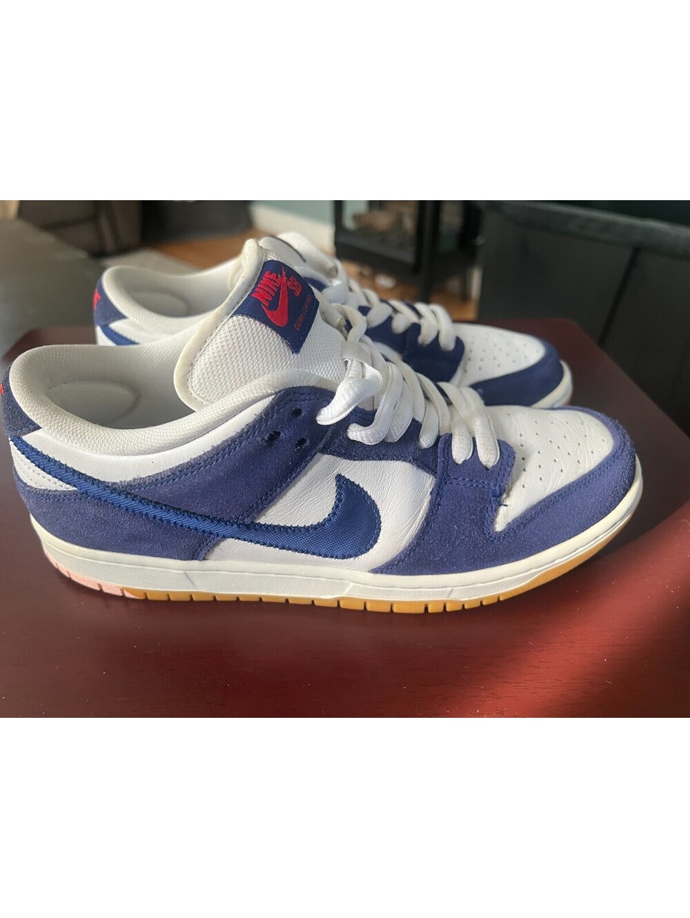 Nike SB Dunk Low "Los Angeles Dodgers" (Used 1x) DO9395-400 Size 8 Fast Shipping - Picture 3 of 9
